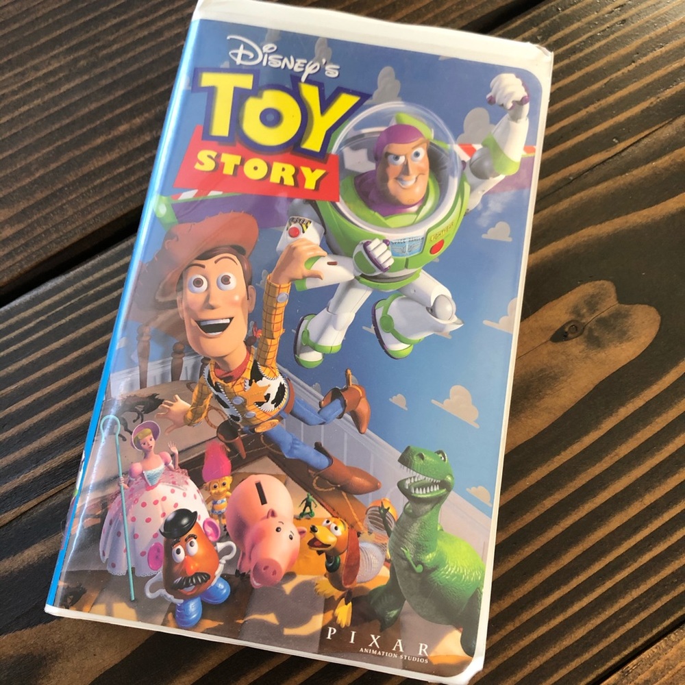 1990s WALT DISNEY TOY STORY VHS HARD PLASTIC COVER